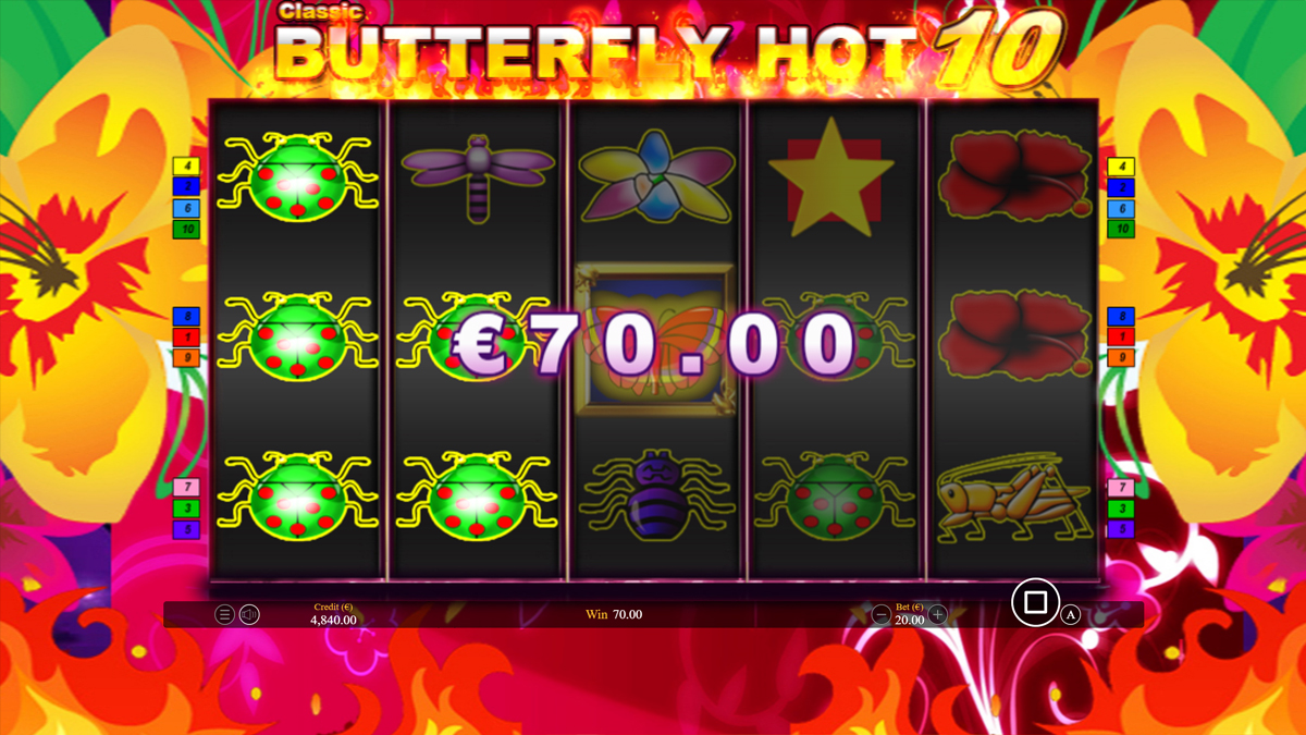 Butterfly Hot 10 screenshot