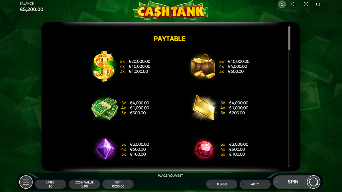 Cash Tank screenshot