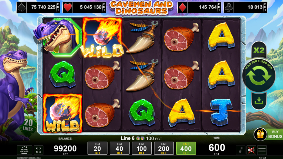 Cavemen screenshot