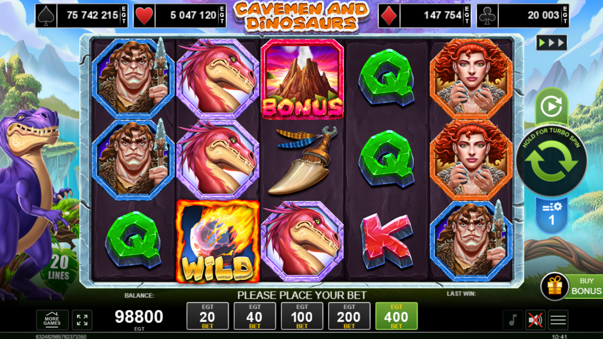 Cavemen screenshot