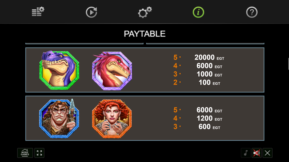 Cavemen and Dinosaurs screenshot