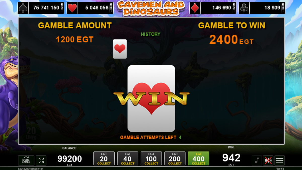 Cavemen and Dinosaurs screenshot