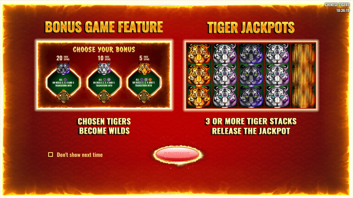 Chinese Tigers screenshot
