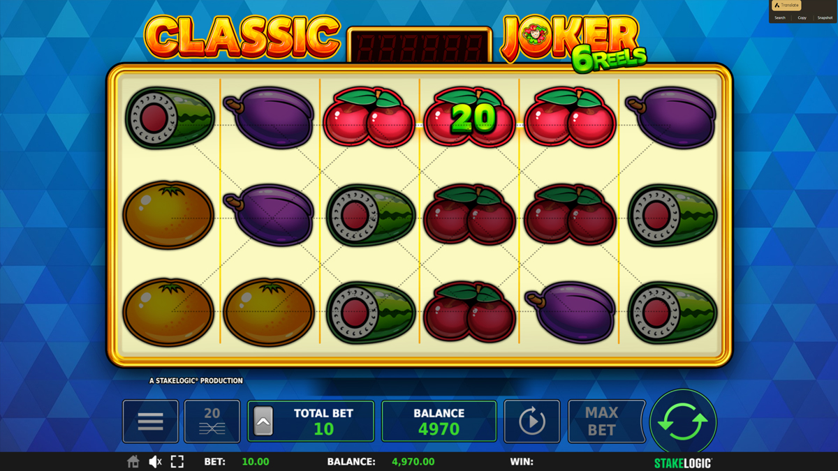 Classic Joker 6 Reels screenshot