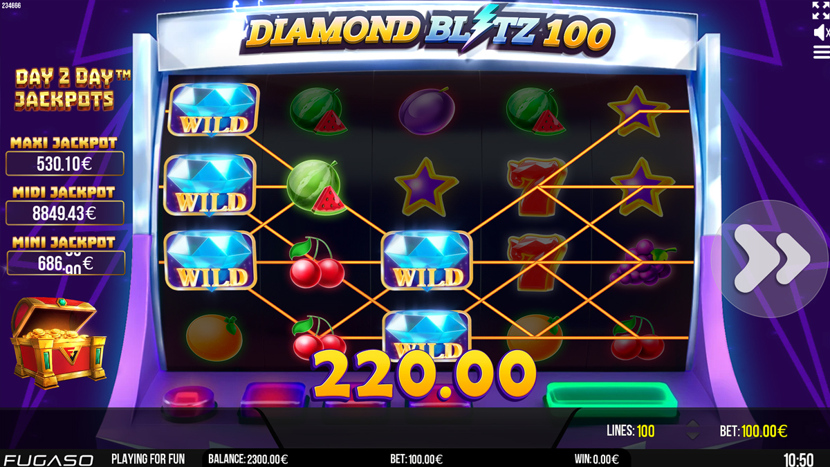 Diamond Blitz 100 screenshot