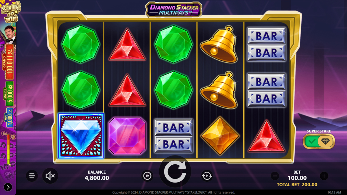 Diamond Stacker Multipays screenshot