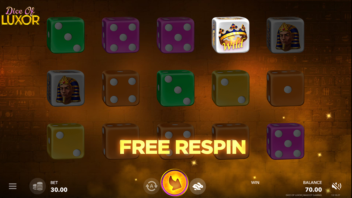 dice of luxor screenshot