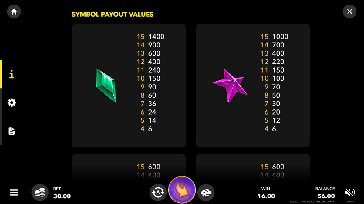 Double Triple Fruits screenshot