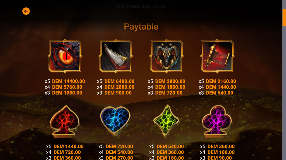Draco's Gold screenshot