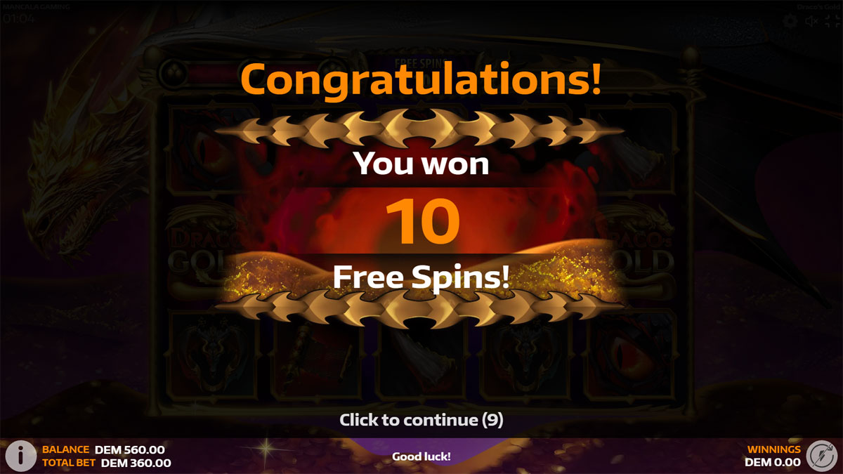 Draco's Gold screenshot
