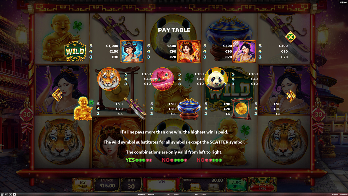 Eastern Goddesses screenshot