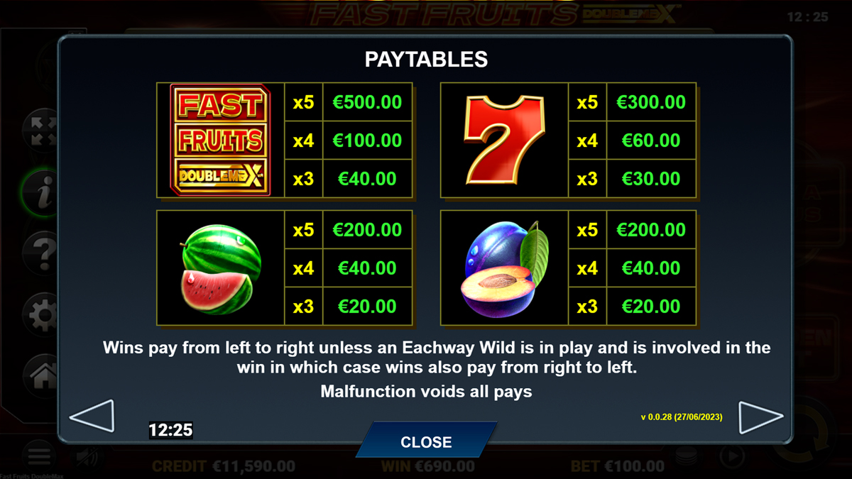 Fast Fruits DoubleMax screenshot