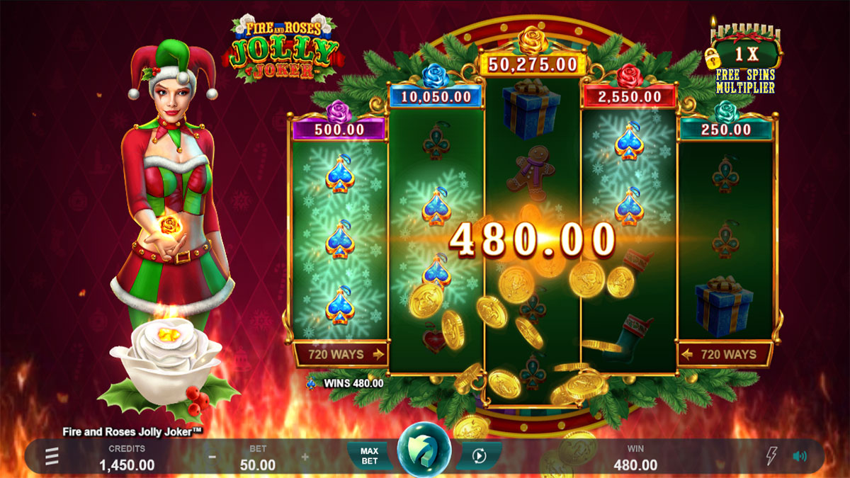 Fire and Roses Jolly Joker screenshot
