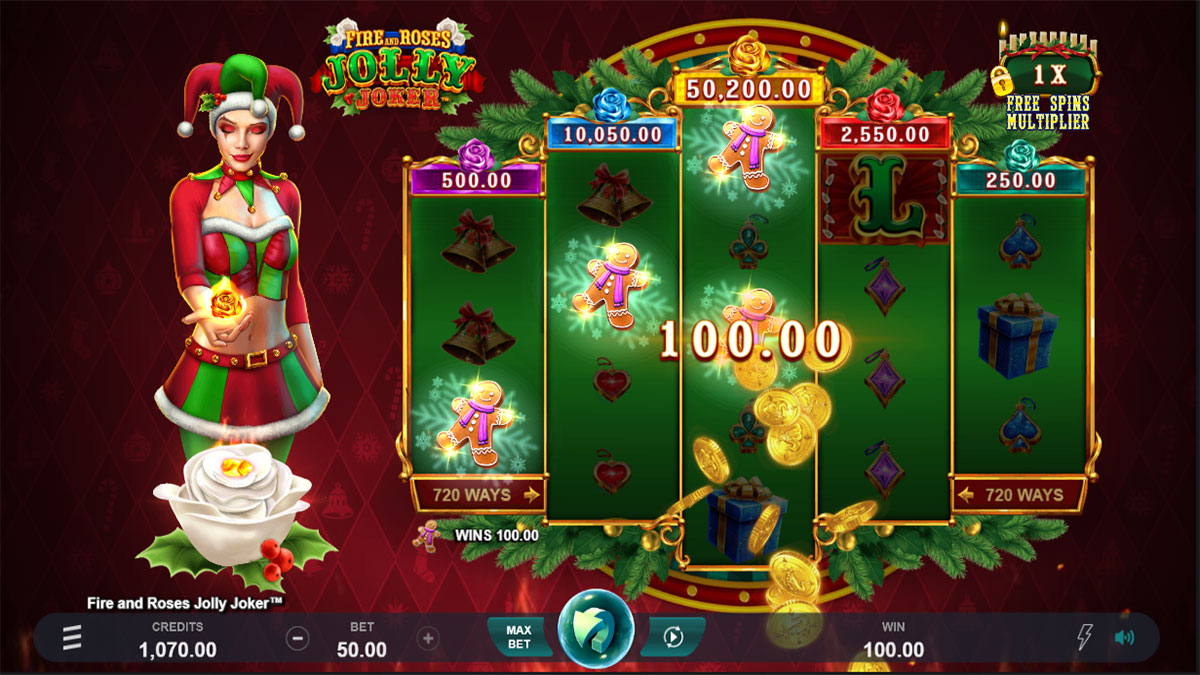 Fire and Roses Jolly Joker screenshot