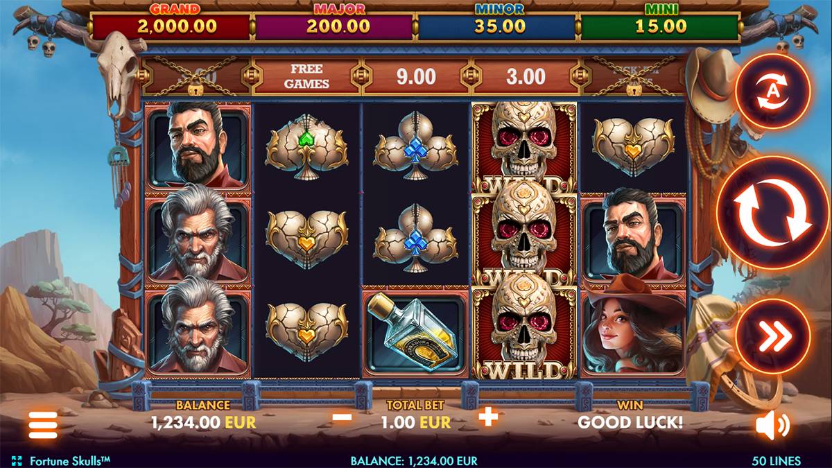 Fortune Skulls screenshot