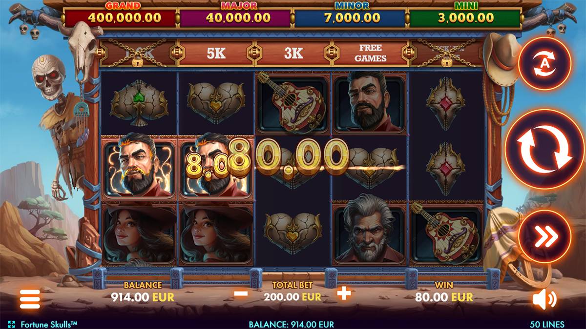 Fortune Skulls screenshot