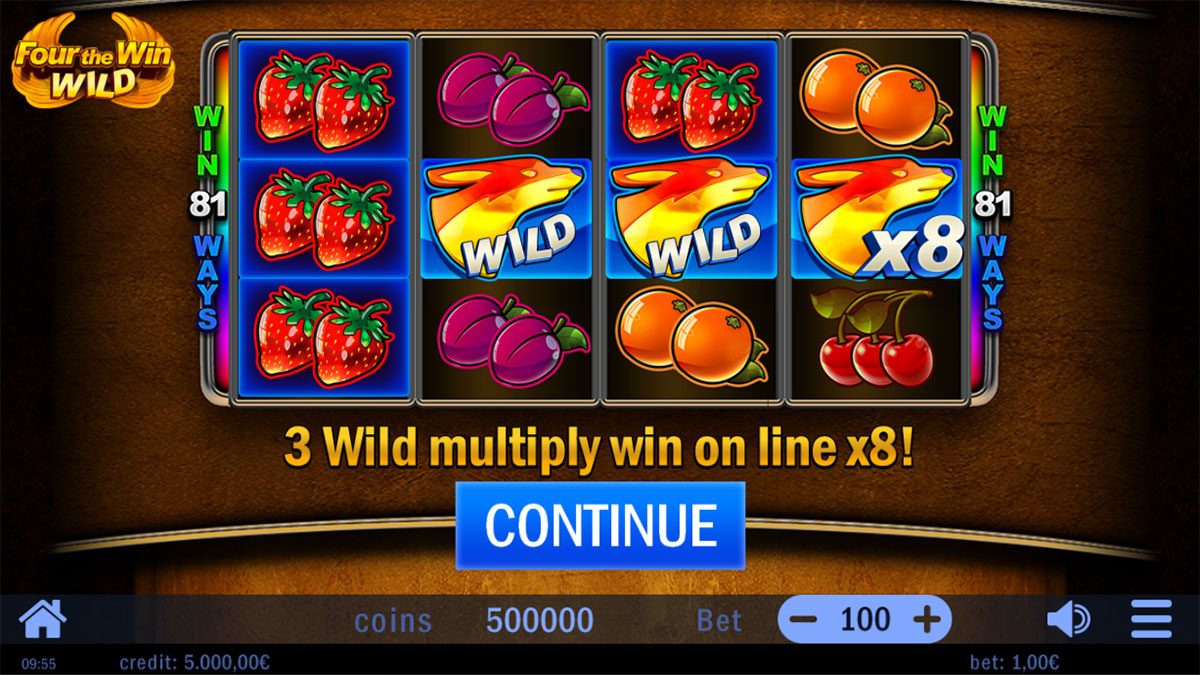Four the Win Wild screenshot