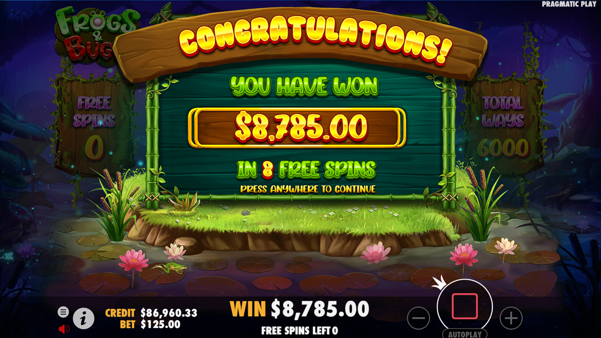 Frogs & Bugs screenshot