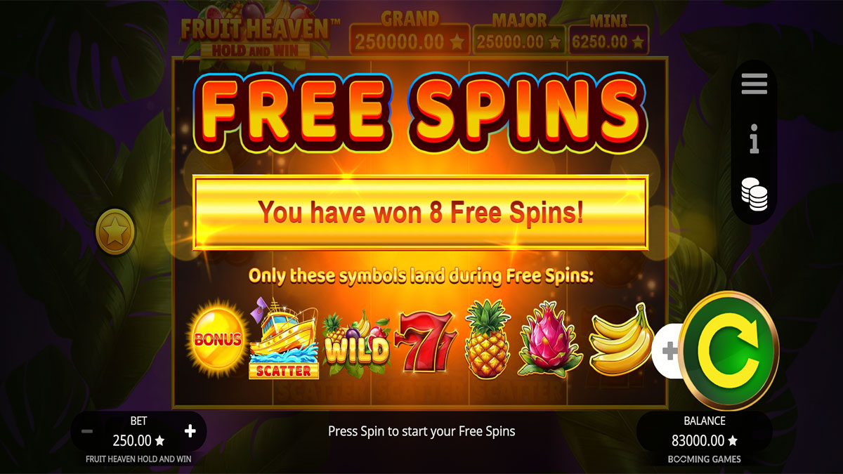 Fruit Heaven Hold and Win screenshot