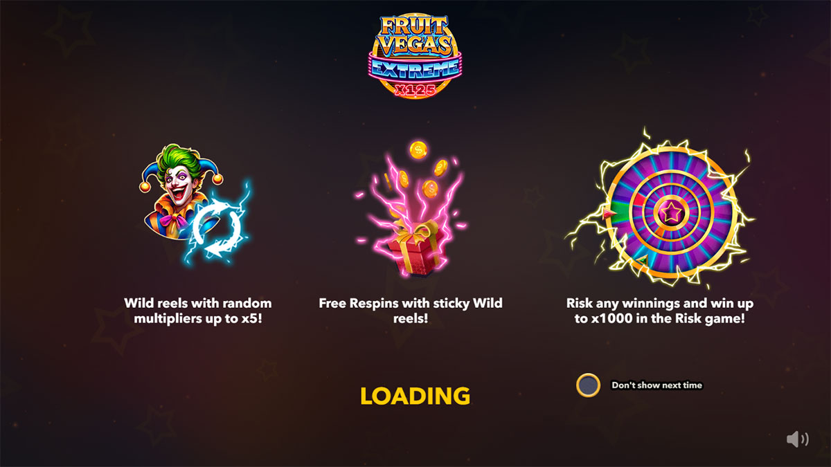 Fruit Vegas Extreme x125 screenshot