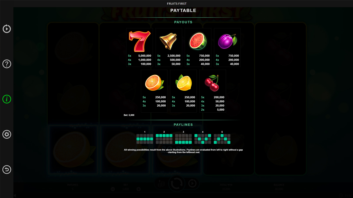 Fruits First screenshot