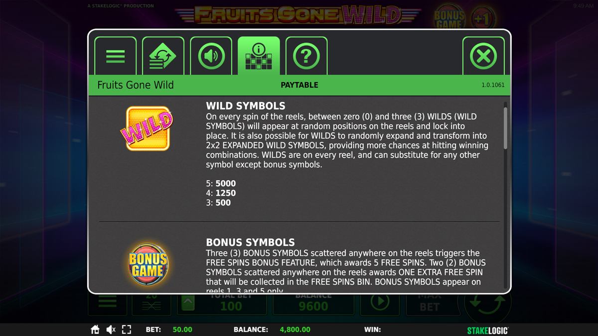 Fruits Gone Wild screenshot