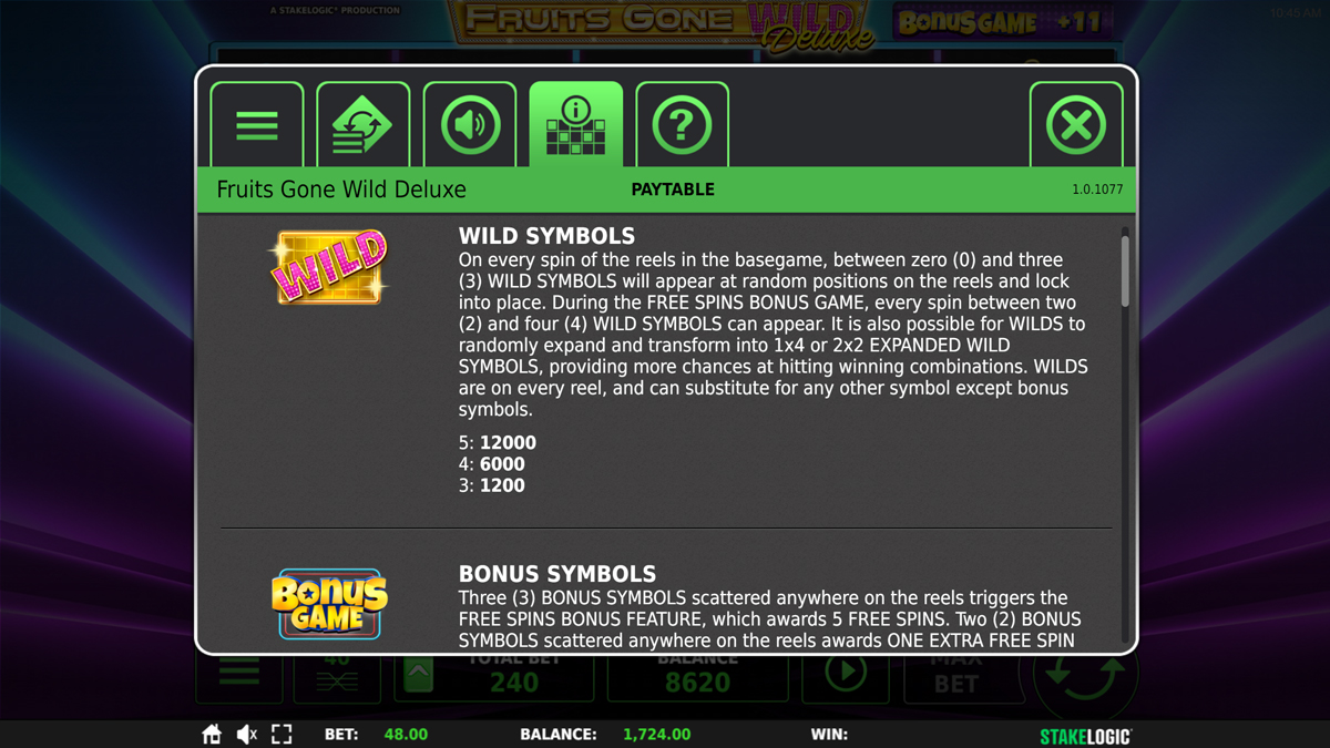 Fruits Gone Wild Deluxe screenshot