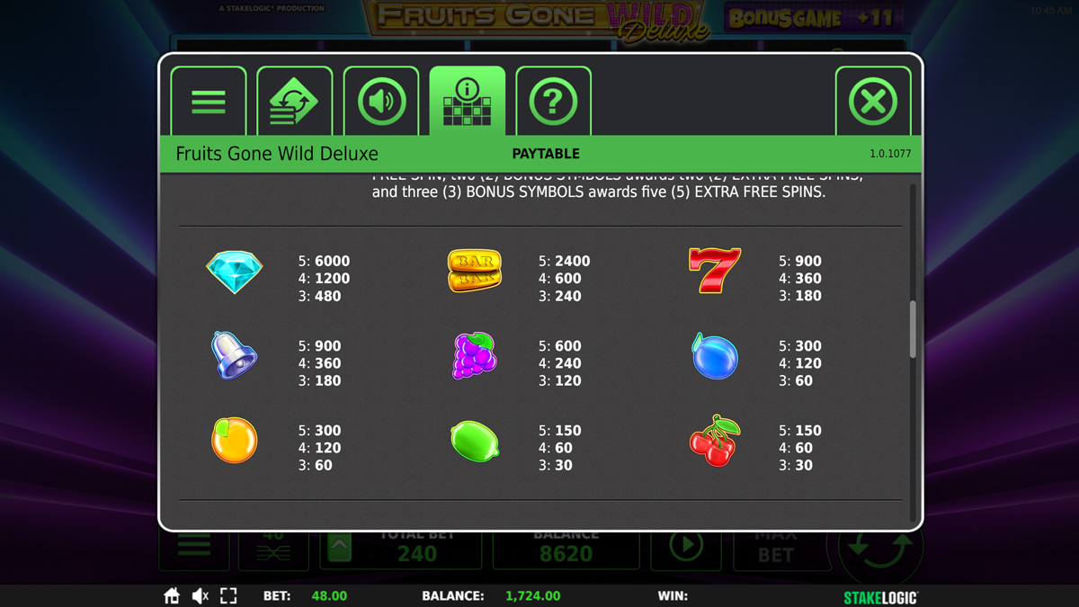Fruits Gone Wild Deluxe screenshot