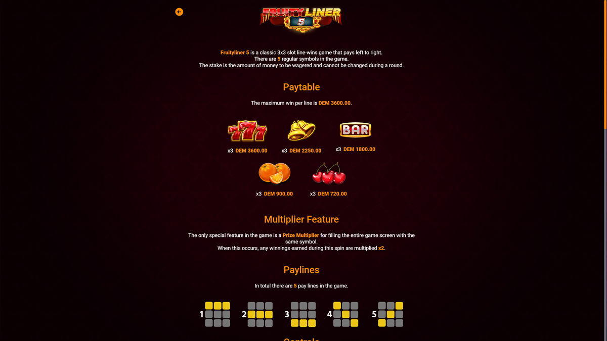 Fruityliner 5 screenshot
