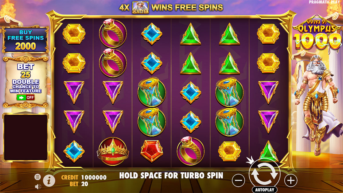 Gates of Olympus 1000 screenshot