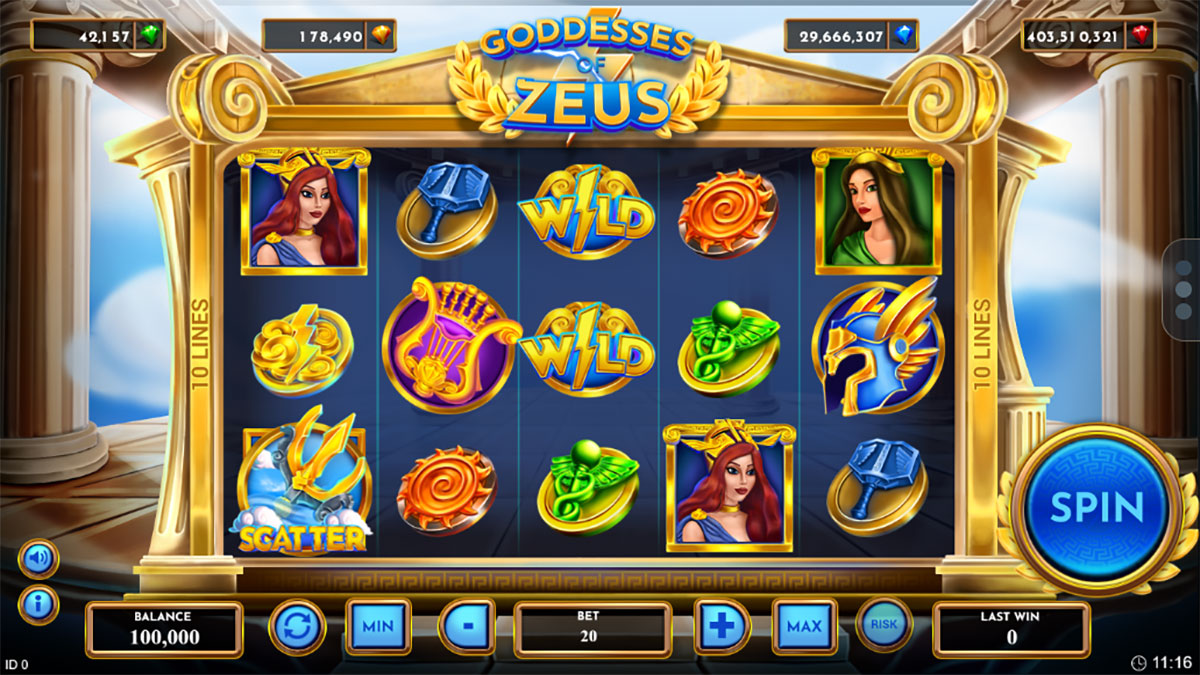 Goddesses of Zeus screenshot