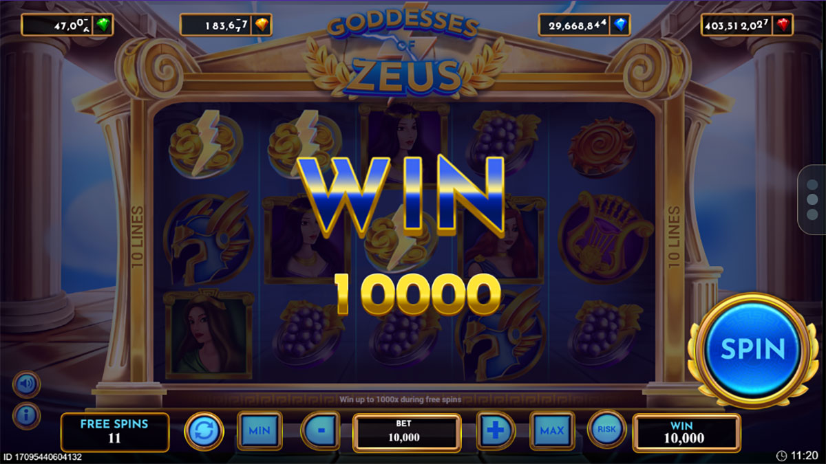 Goddesses of Zeus screenshot