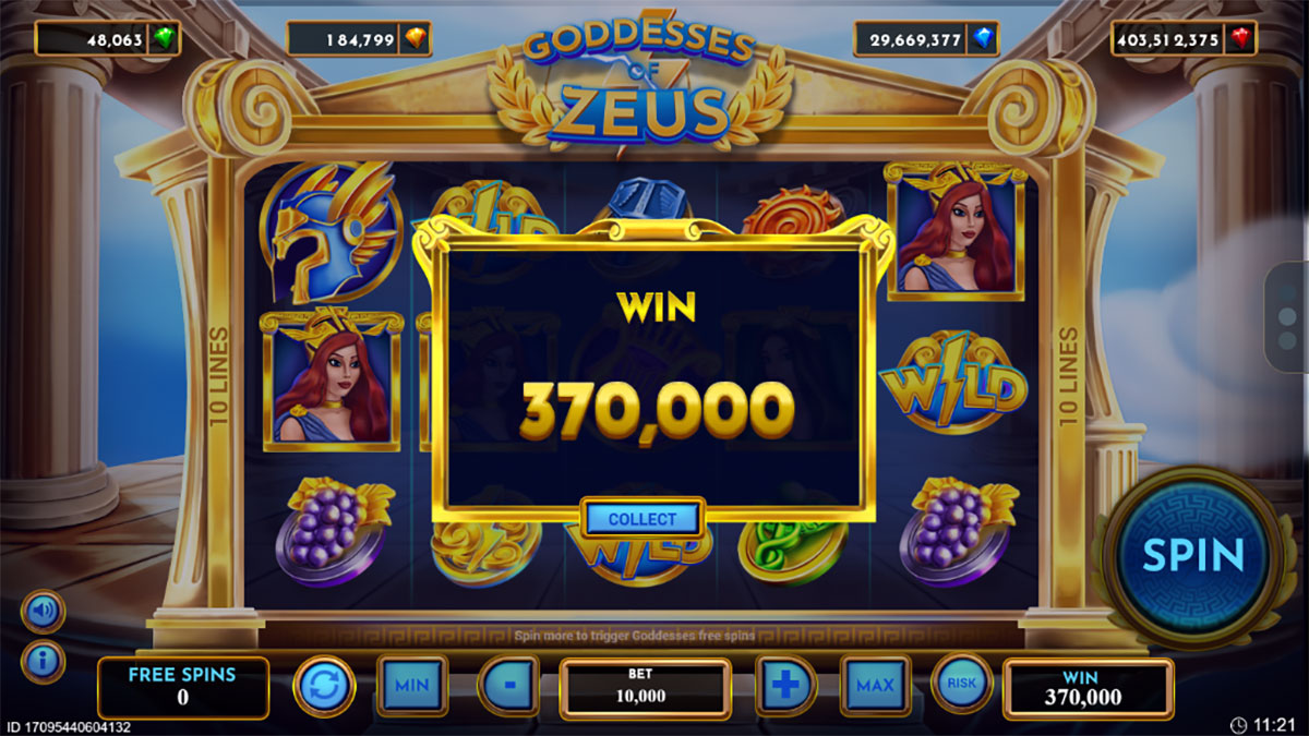 Goddesses of Zeus screenshot