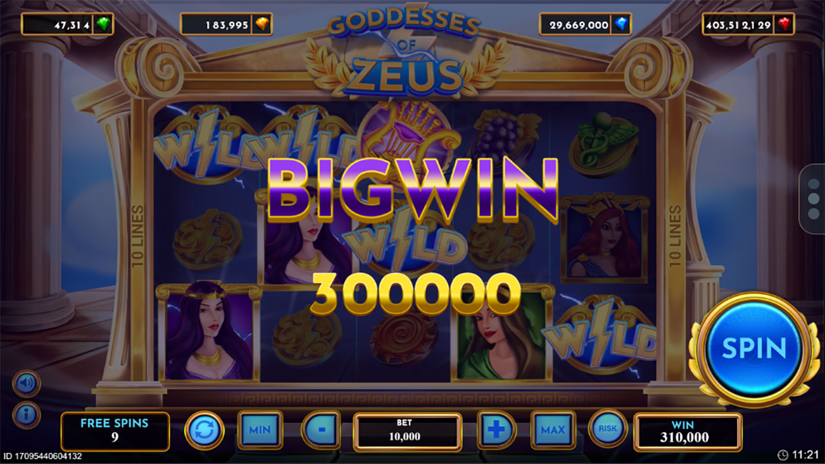 Goddesses of Zeus screenshot