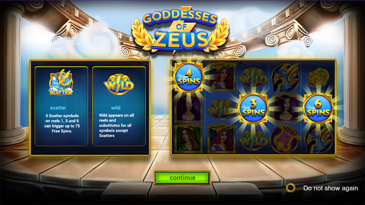 Goddesses of Zeus screenshot