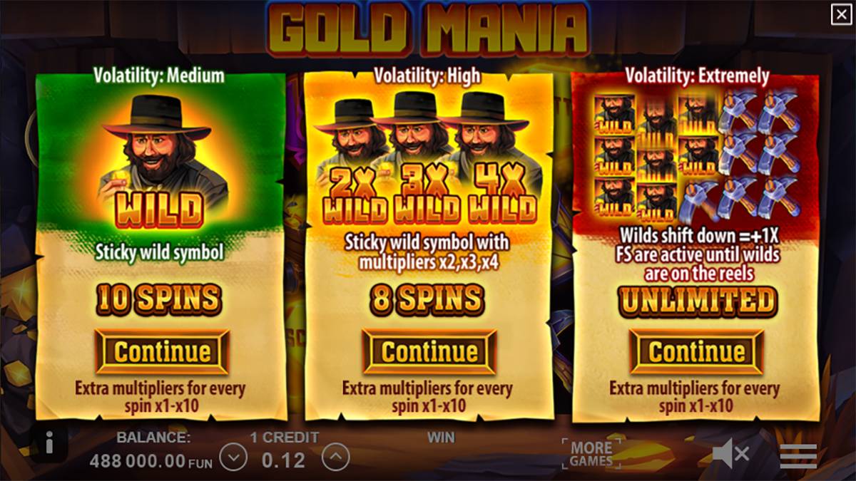 Gold Mania screenshot