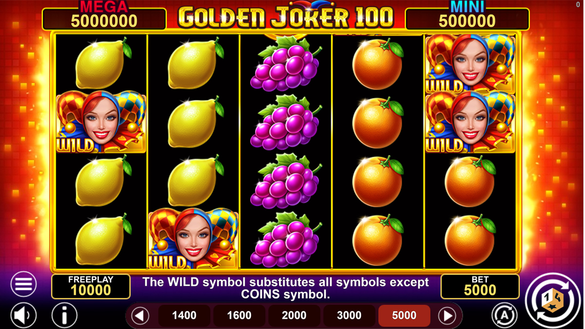 Golden Joker 100 Hold and Win screenshot