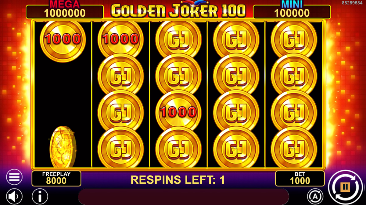Golden Joker 100 Hold and Win screenshot