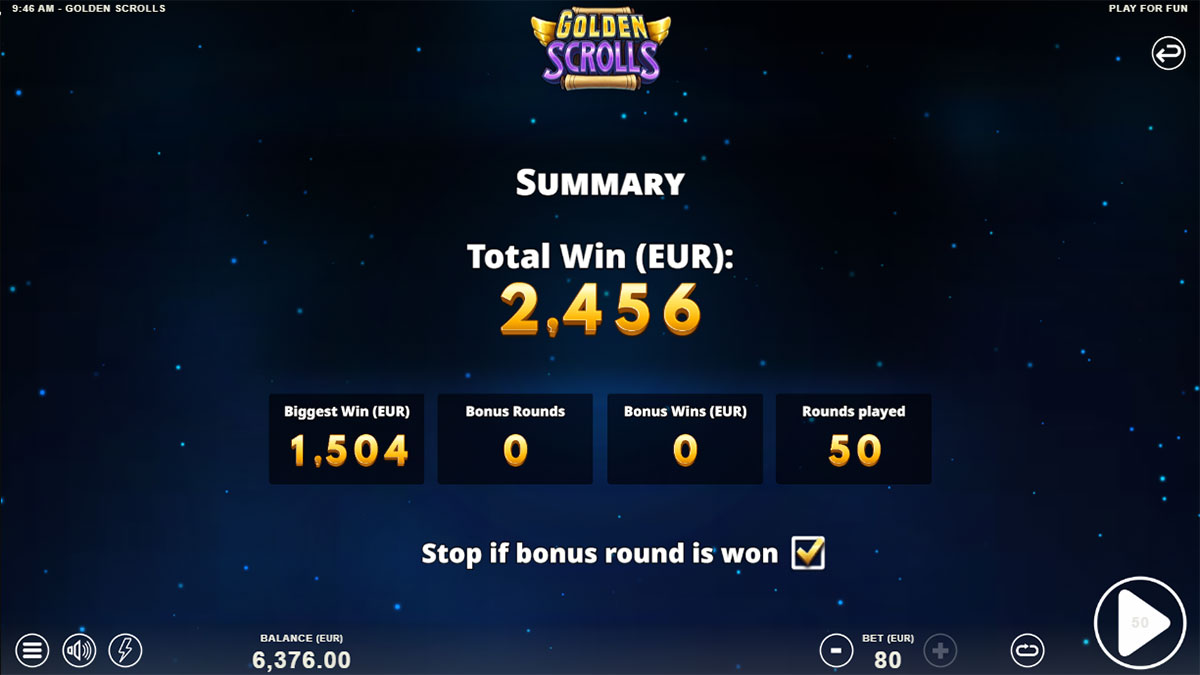 Golden Scrolls screenshot