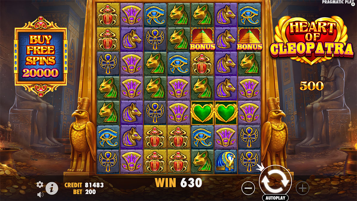 Heart of Cleopatra screenshot