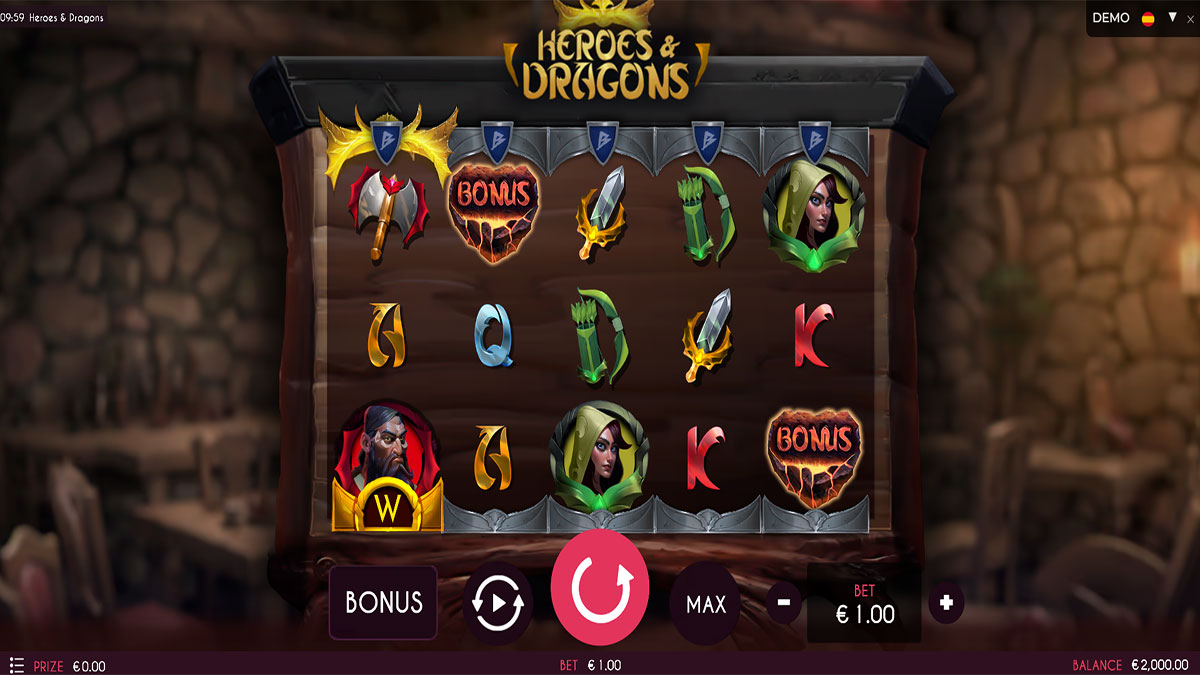 heroes dragons screenshot
