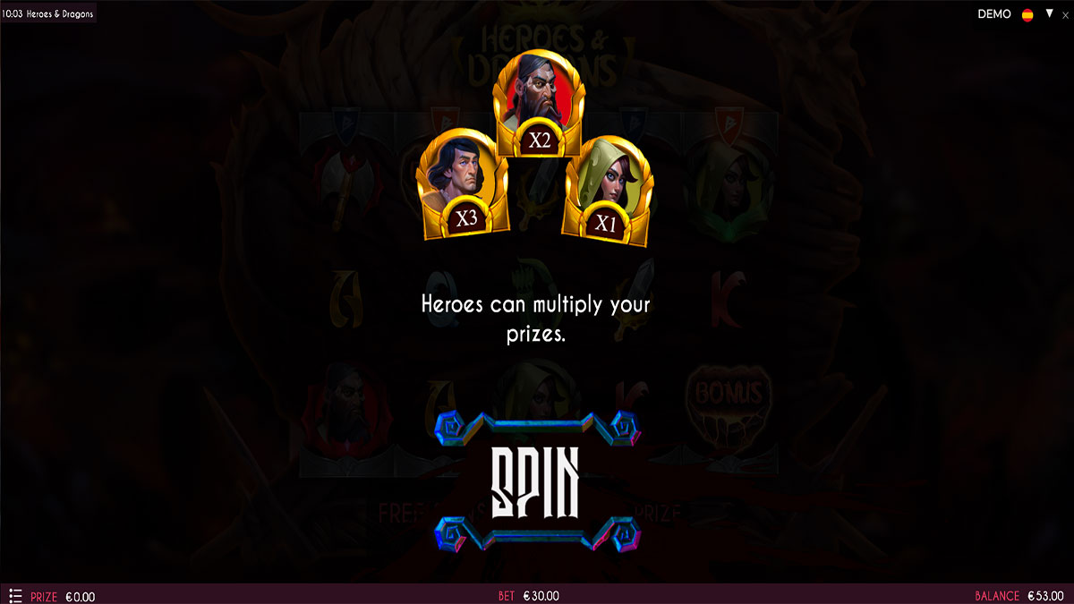 heroes dragons screenshot