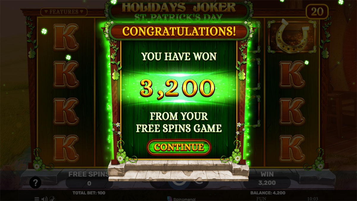 Holidays Joker - St. Patrick's Day screenshot