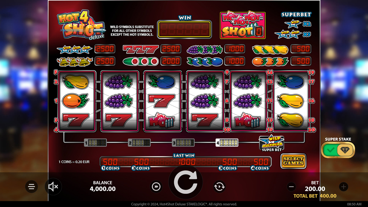 Hot4Shot Deluxe screenshot