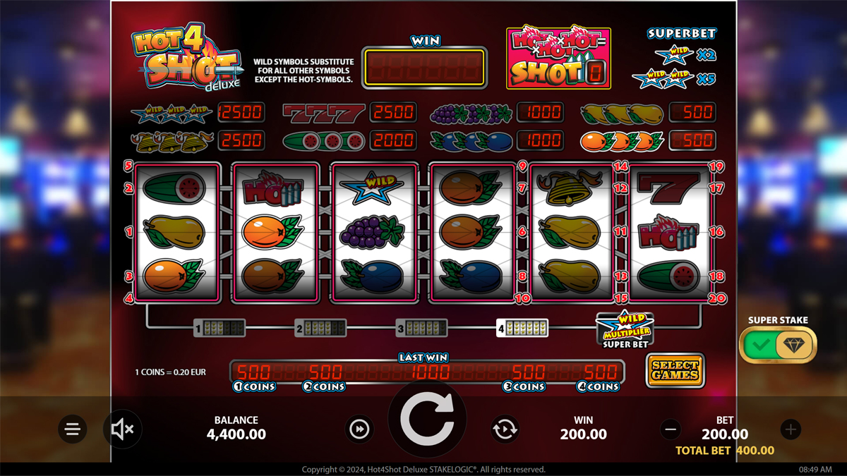 Hot4Shot Deluxe screenshot