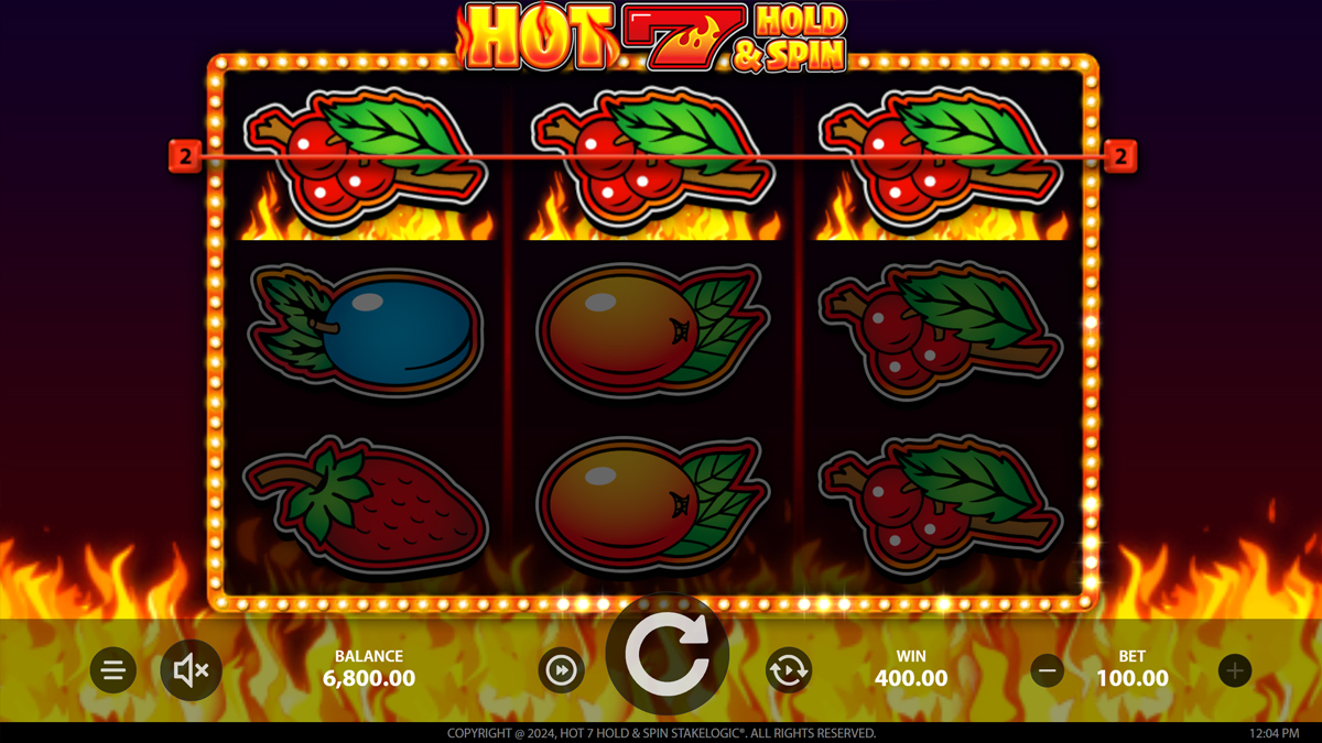 Hot 7 Hold and Spin screenshot