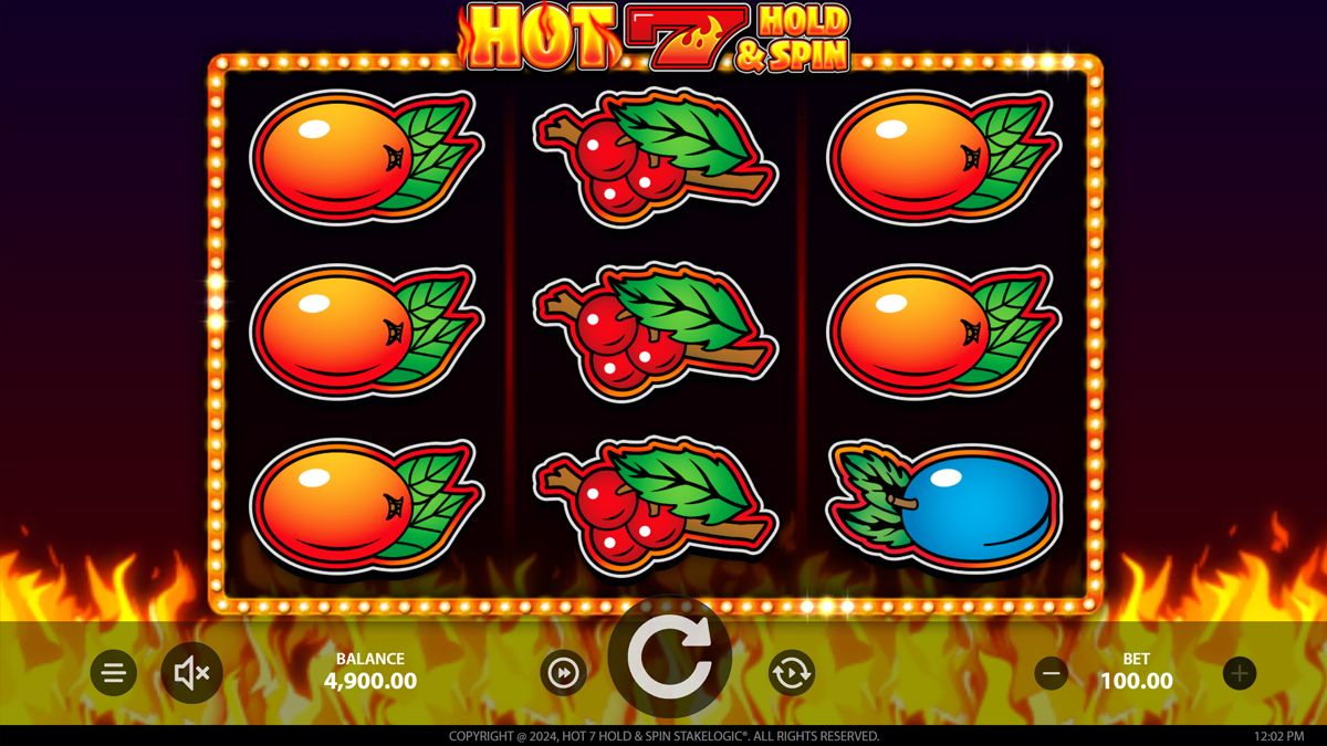 Hot 7 Hold and Spin screenshot