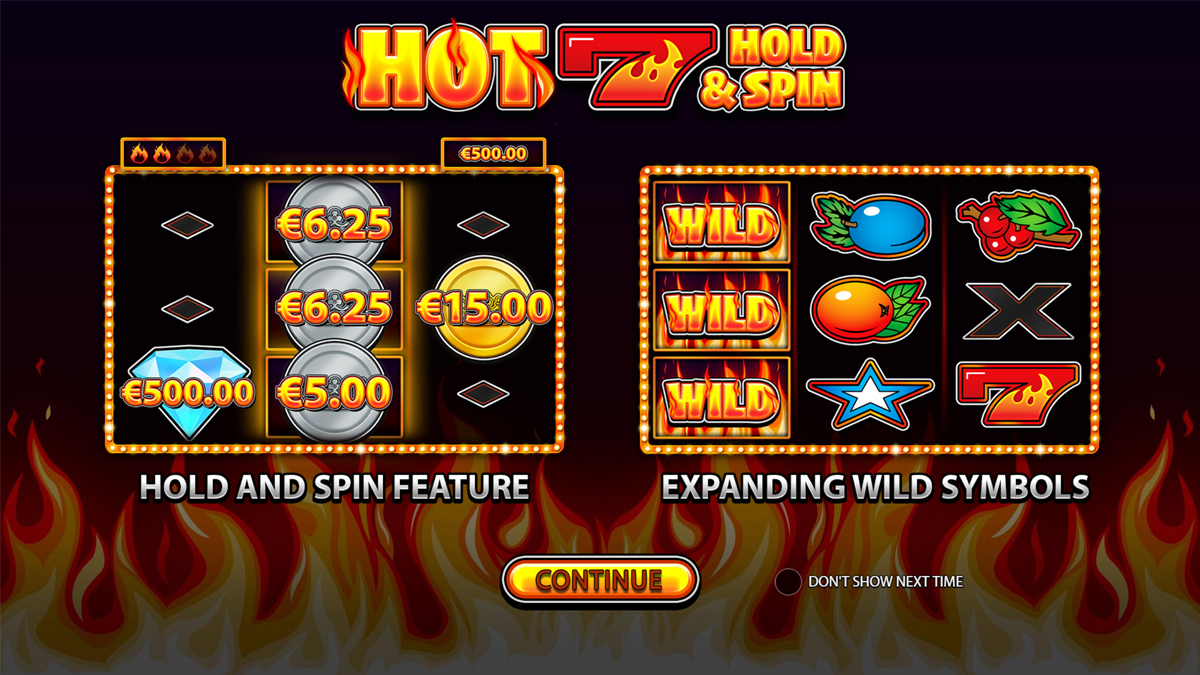 Hot 7 Hold and Spin screenshot