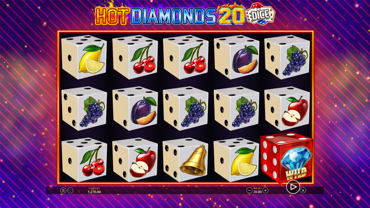 Hot Diamonds 20 Dice screenshot