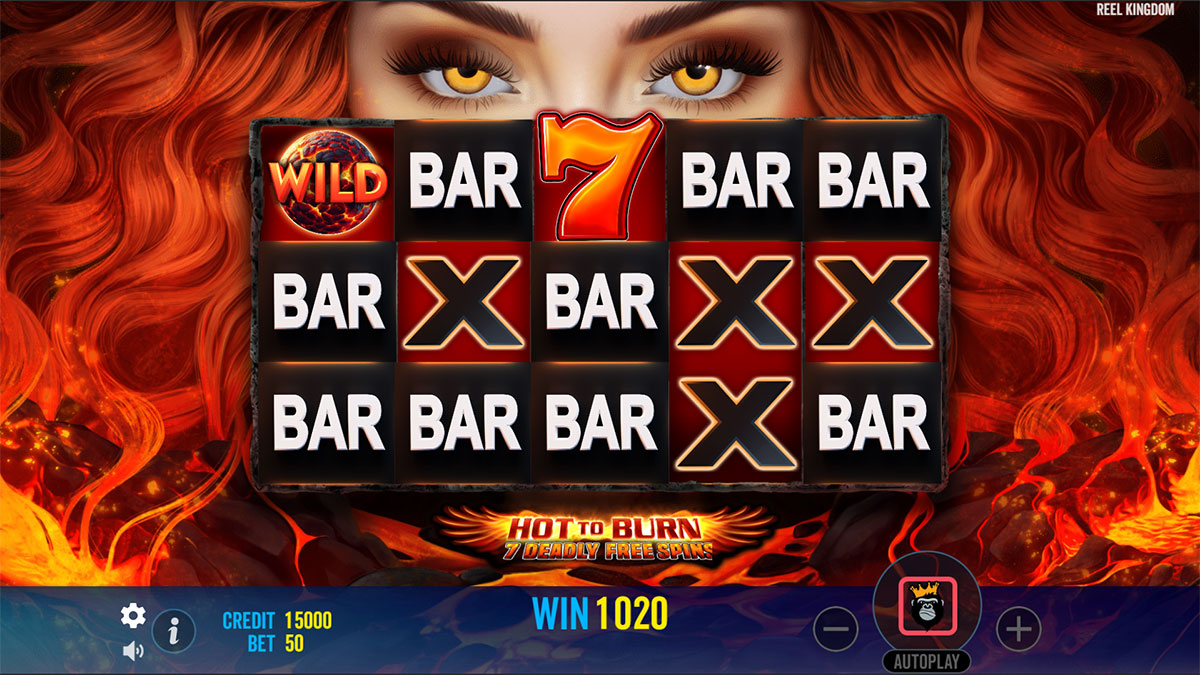 Hot to Burn 7 Deadly Free Spins screenshot